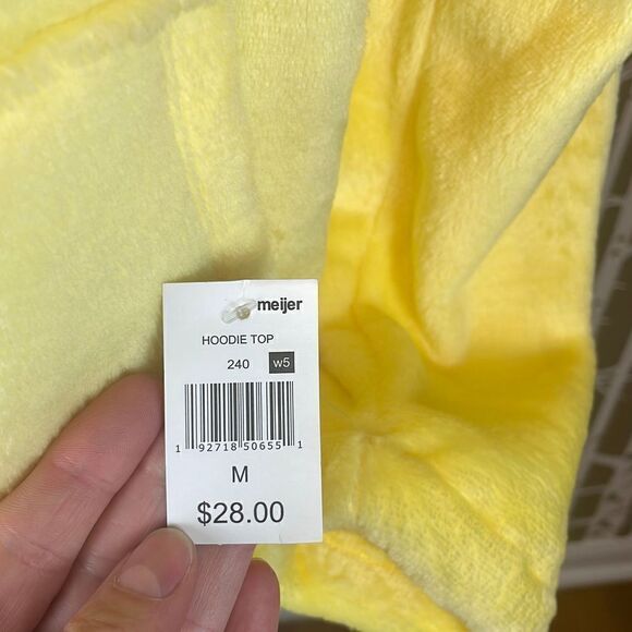 Pink
Rose NEW Yellow Super Soft Fleece Zip Neck Hoodie sz M - Picture 6 of 7